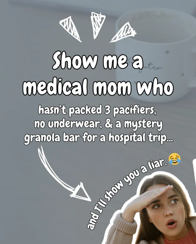 It’s not about being perfect.

It’s about being slightly less chaotic next time.

🎒 That’s why I made an Emergency Bag Checklist — no guessing, no forgotten essentials, no meltdowns over missing tube extensions.

Comment CHECKLIST & I’ll send right to your inbox! 

You’re a medical mom already carrying the weight of the world.

Let’s make the bags easier. 💛

#medicalmom #specialneedsmomlife #hospitalbagessentials #momlifebelike